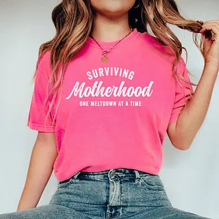 Surviving Motherhood | Garment Dyed Tee