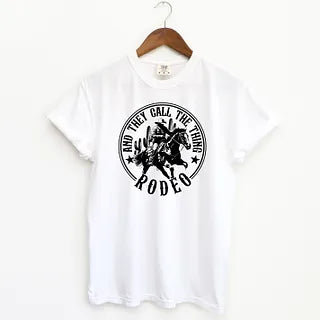Call The Thing Rodeo Circle | Garment Dyed Tee