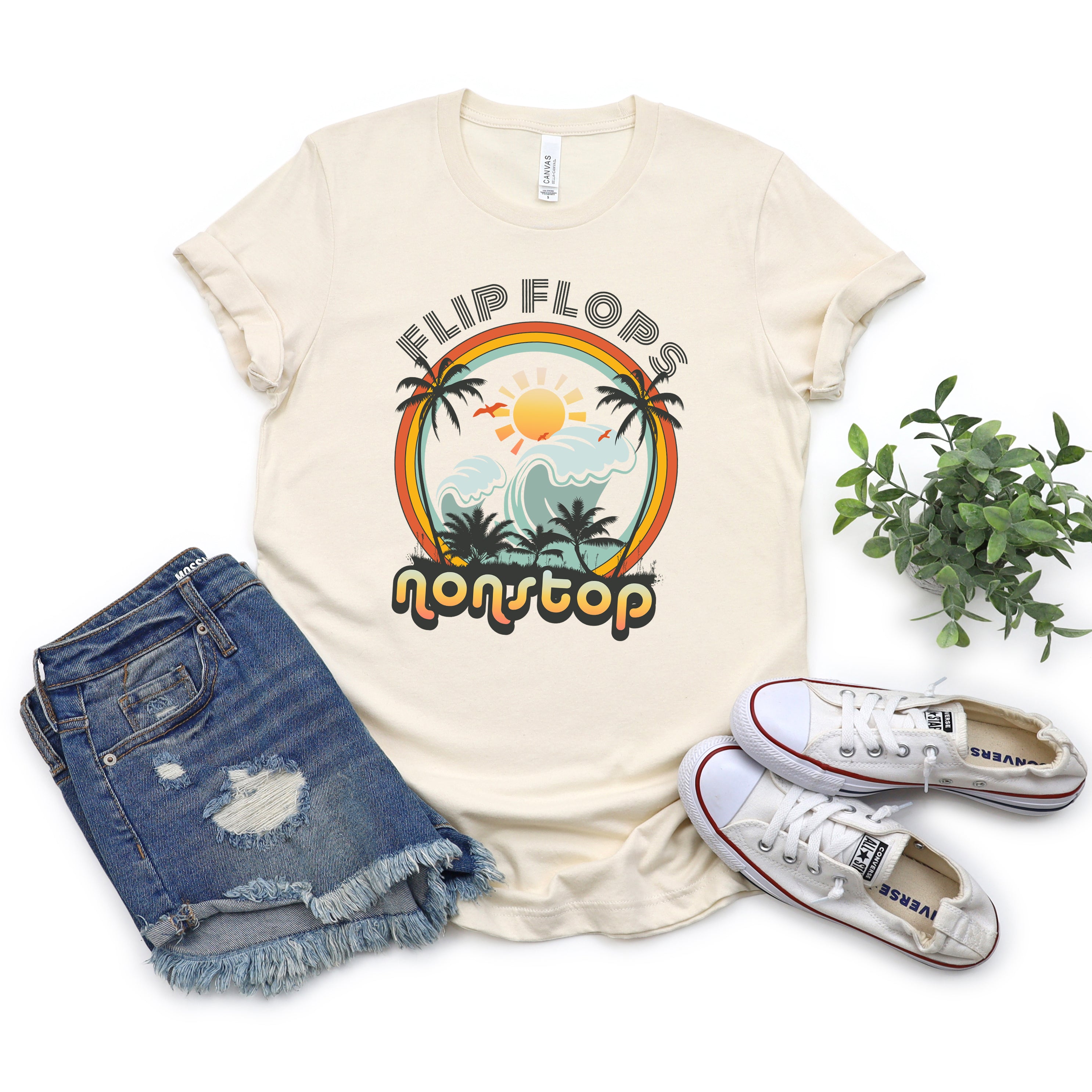 Flip Flops Nonstop | Short Sleeve Graphic Tee