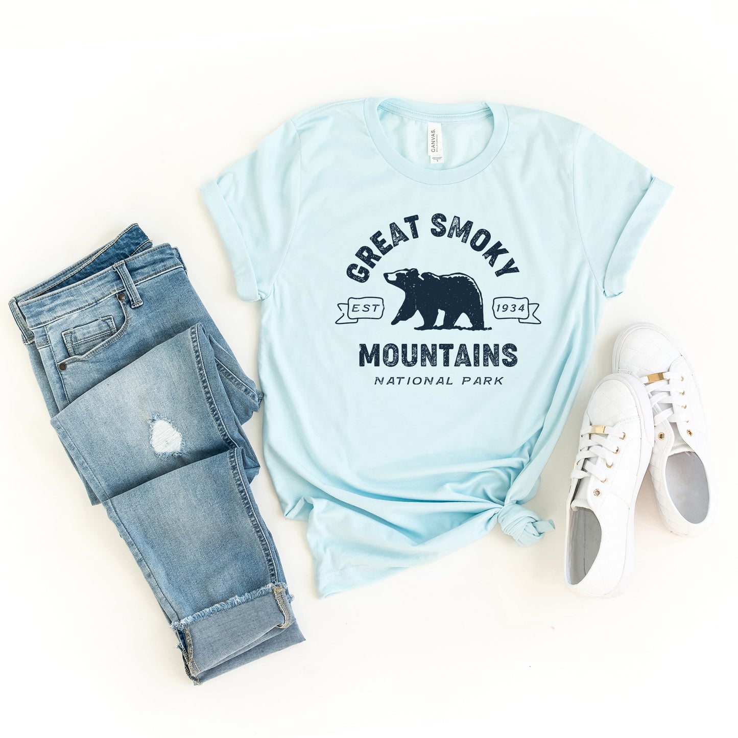 Vintage Great Smoky Mountains National Park | Short Sleeve Graphic Tee