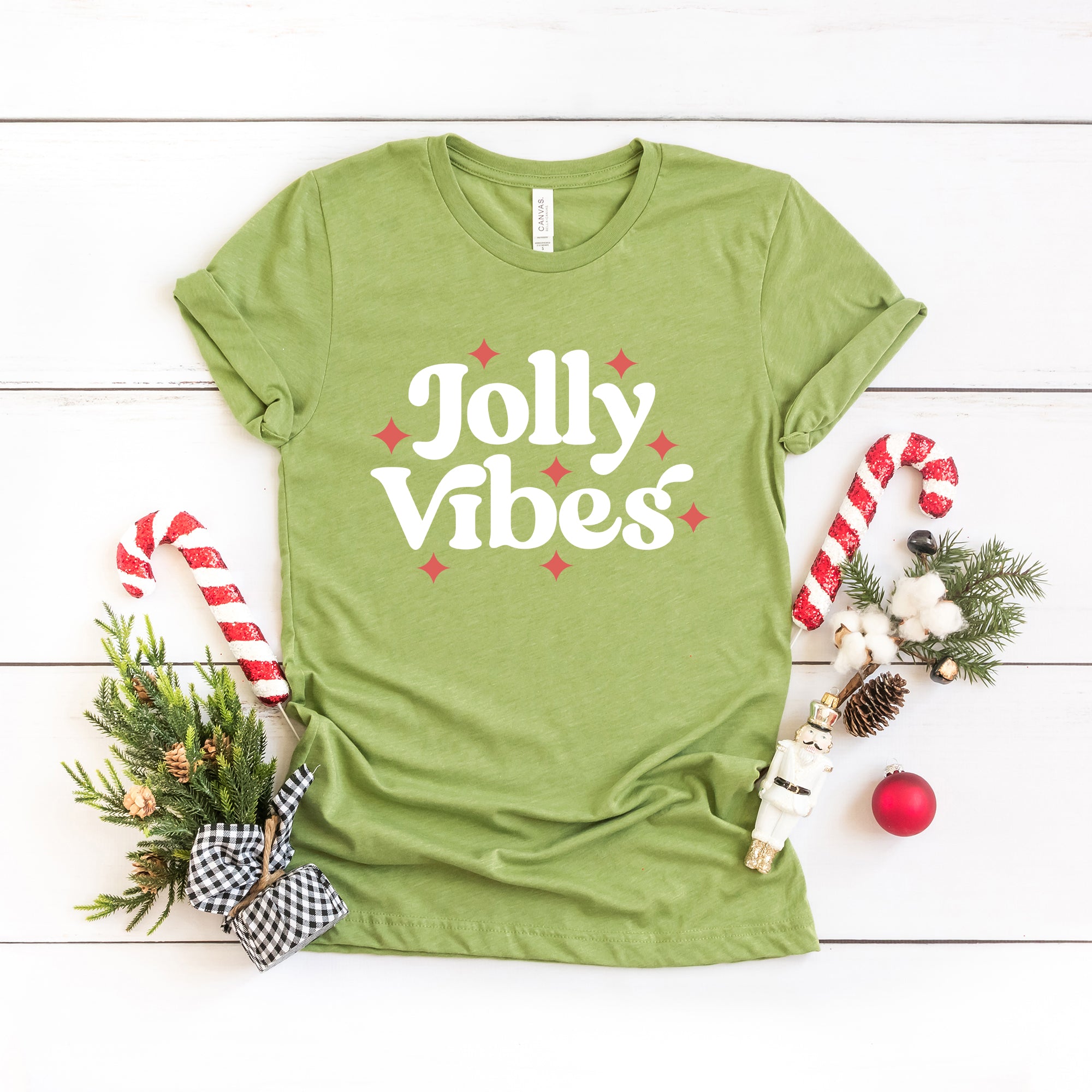 Retro Jolly Vibes | Short Sleeve Graphic Tee