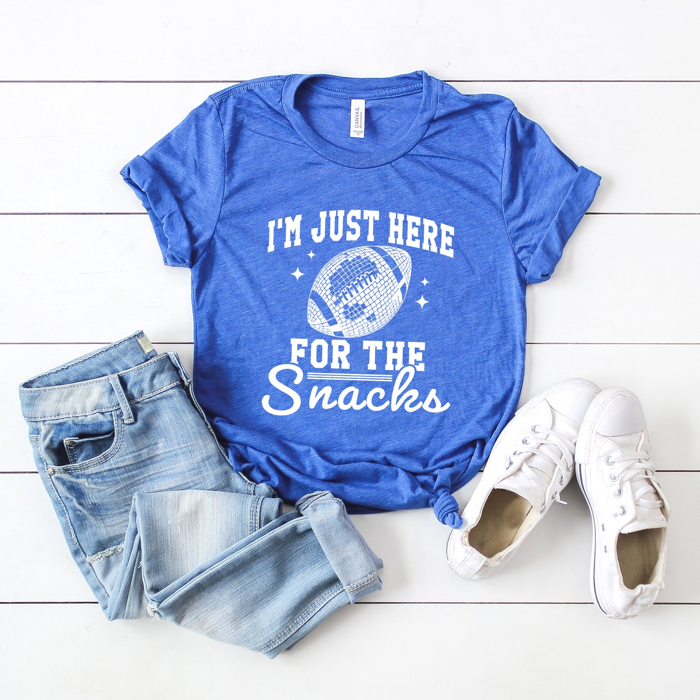 I'm Just Here For The Snacks Disco | Short Sleeve Graphic Tee