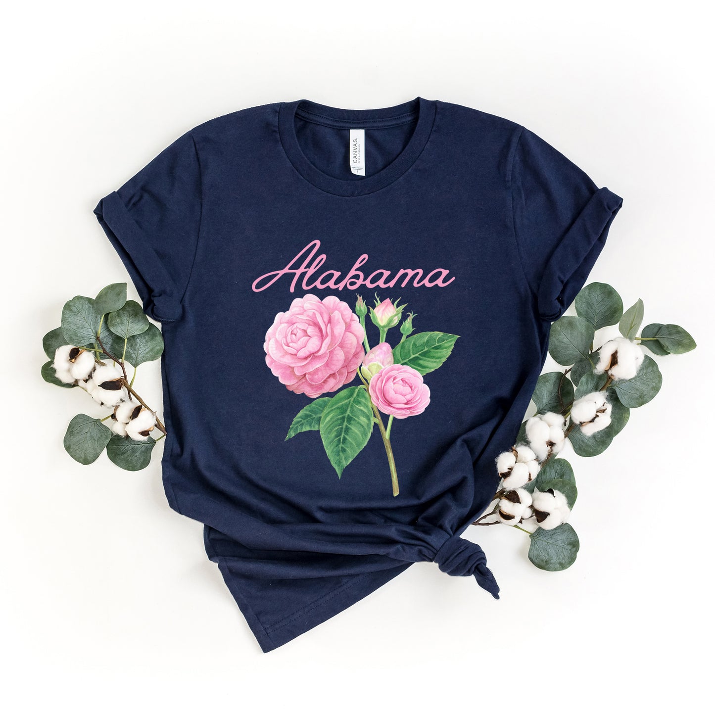 Alabama Flower Colorful | Short Sleeve Graphic Tee