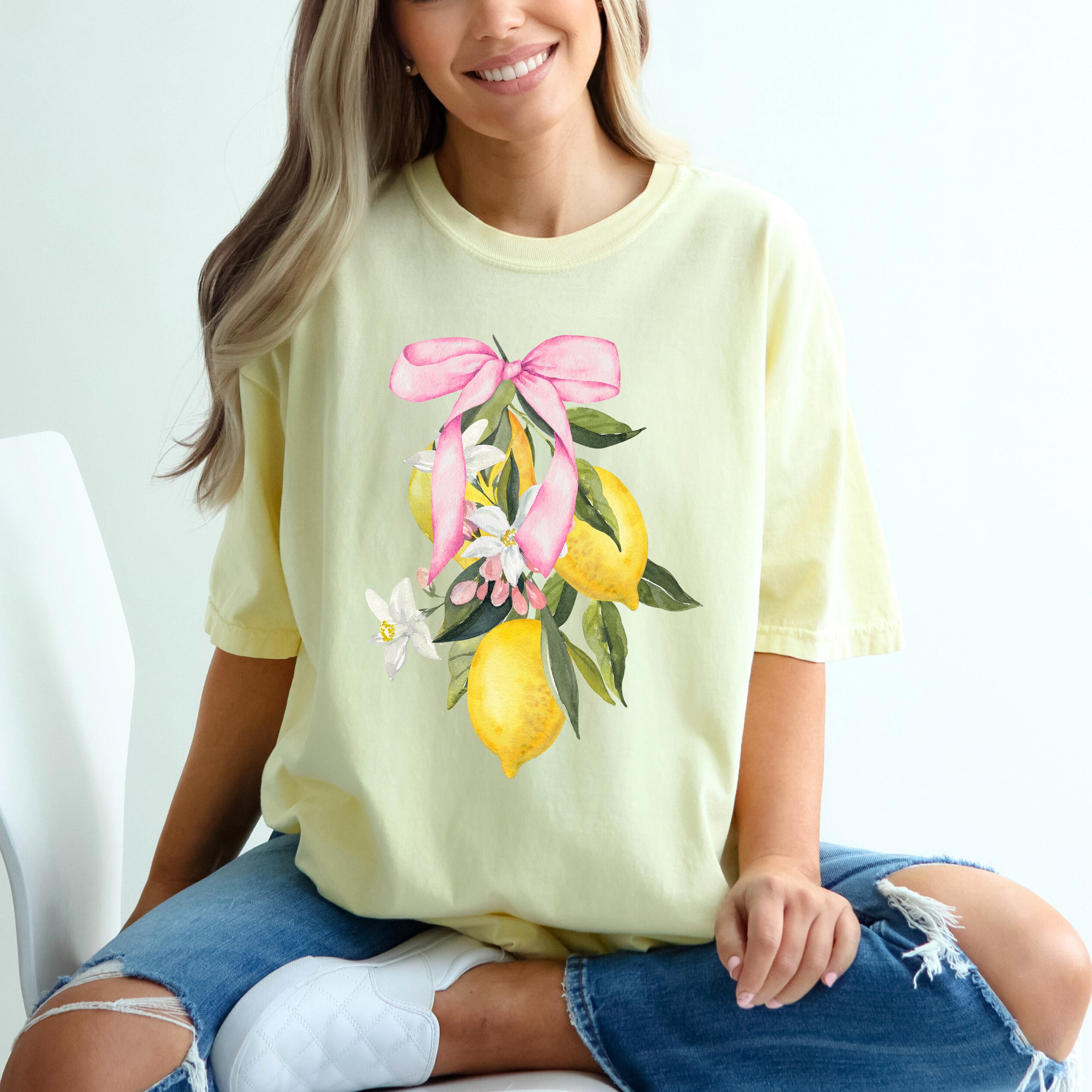 Coquette Lemon Bundle | Garment Dyed Tee