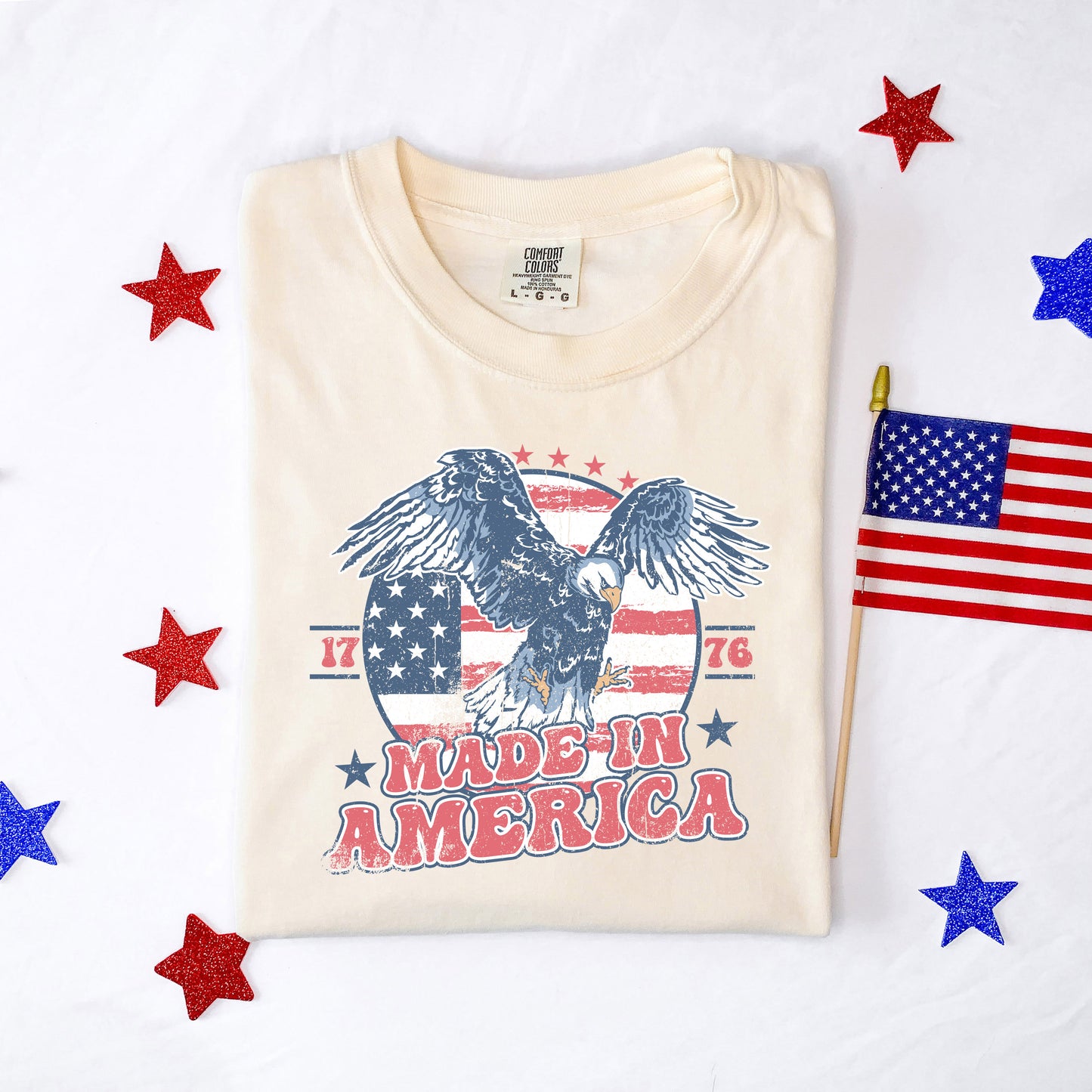 Retro Made In America | Garment Dyed Short Sleeve Tee