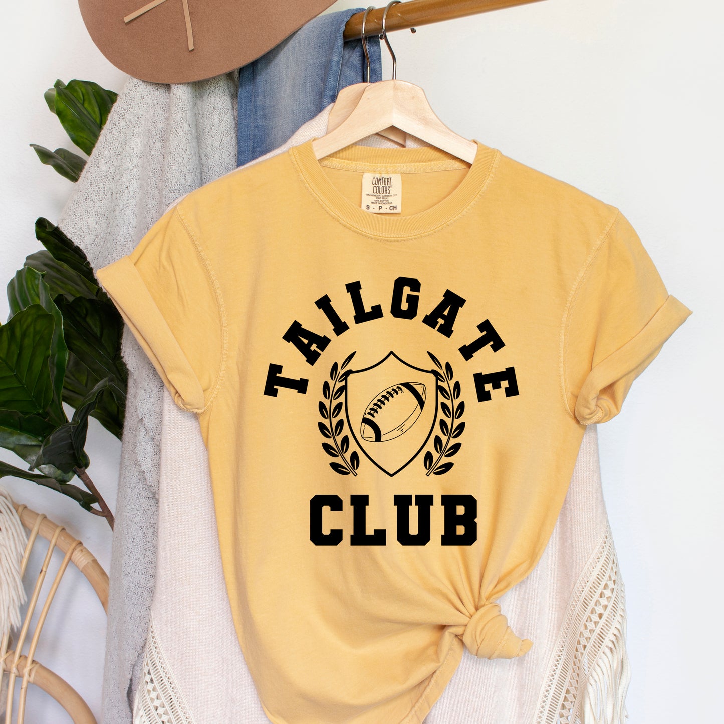 Tailgate Club Football | Garment Dyed Short Sleeve Tee