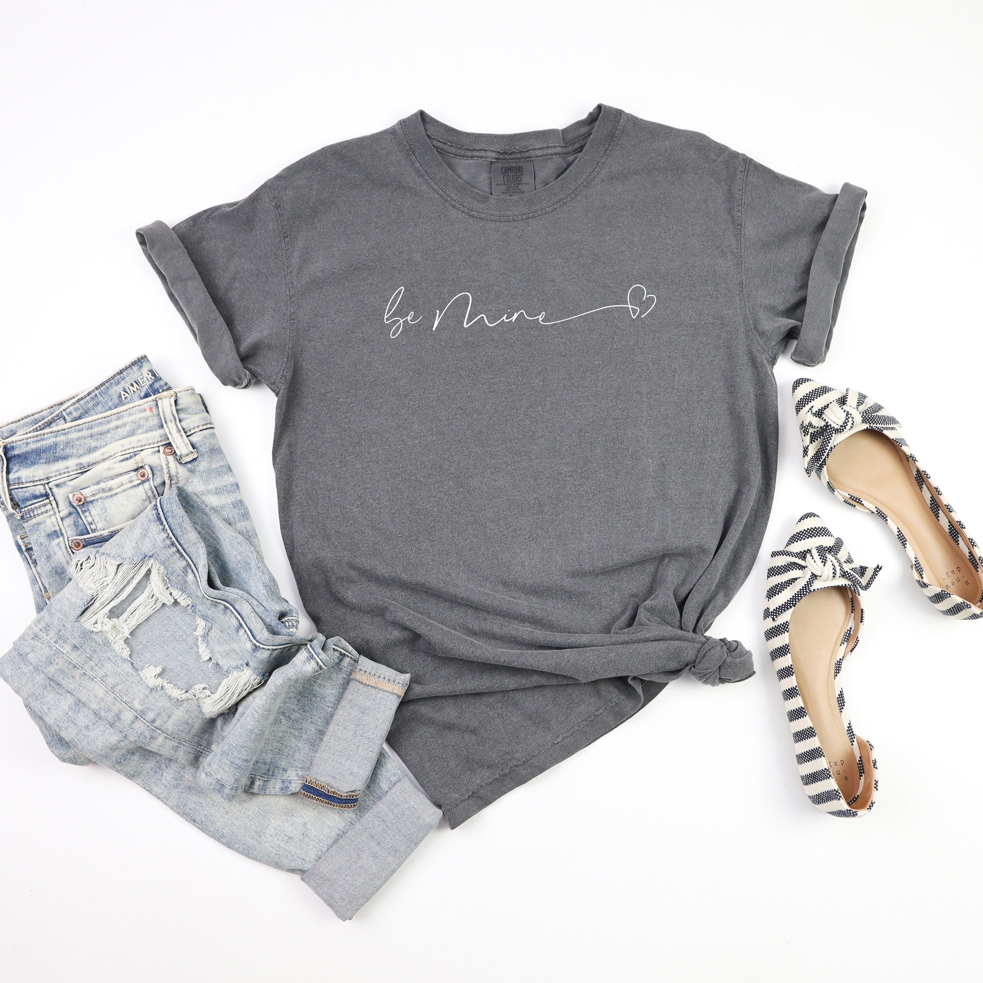 Be Mine Heart | Garment Dyed Tee