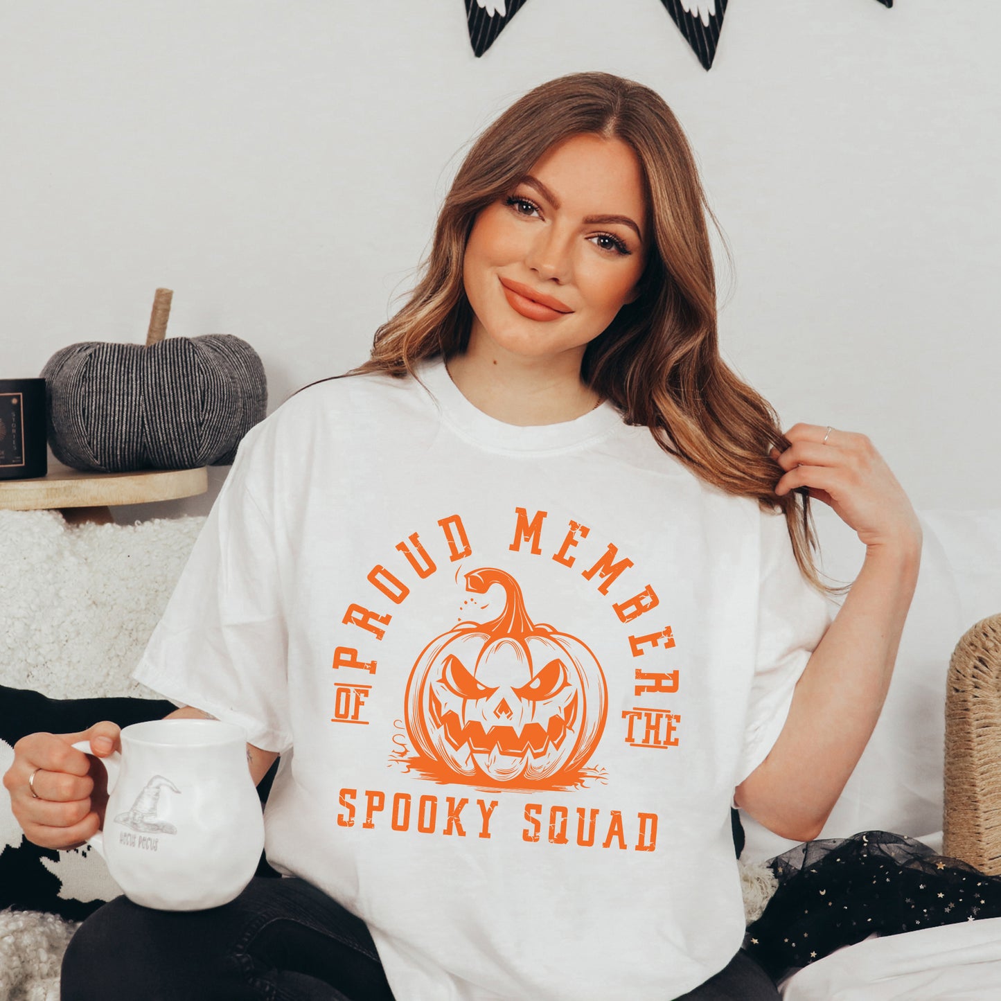 Proud Member Spooky Squad | Garment Dyed Short Sleeve Tee