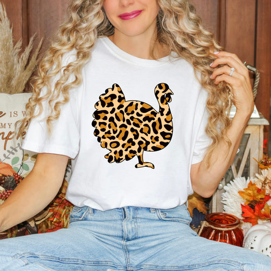 Clearance Leopard Turkey | Garment Dyed Tee