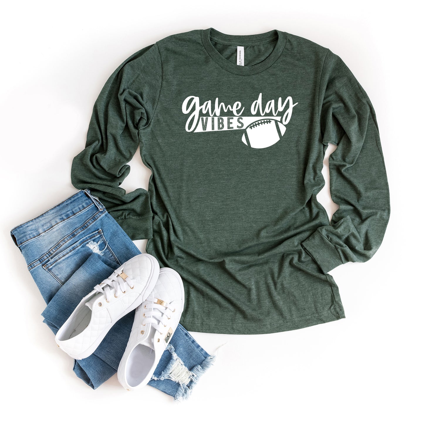 Game Day Vibes | Long Sleeve Crew Neck