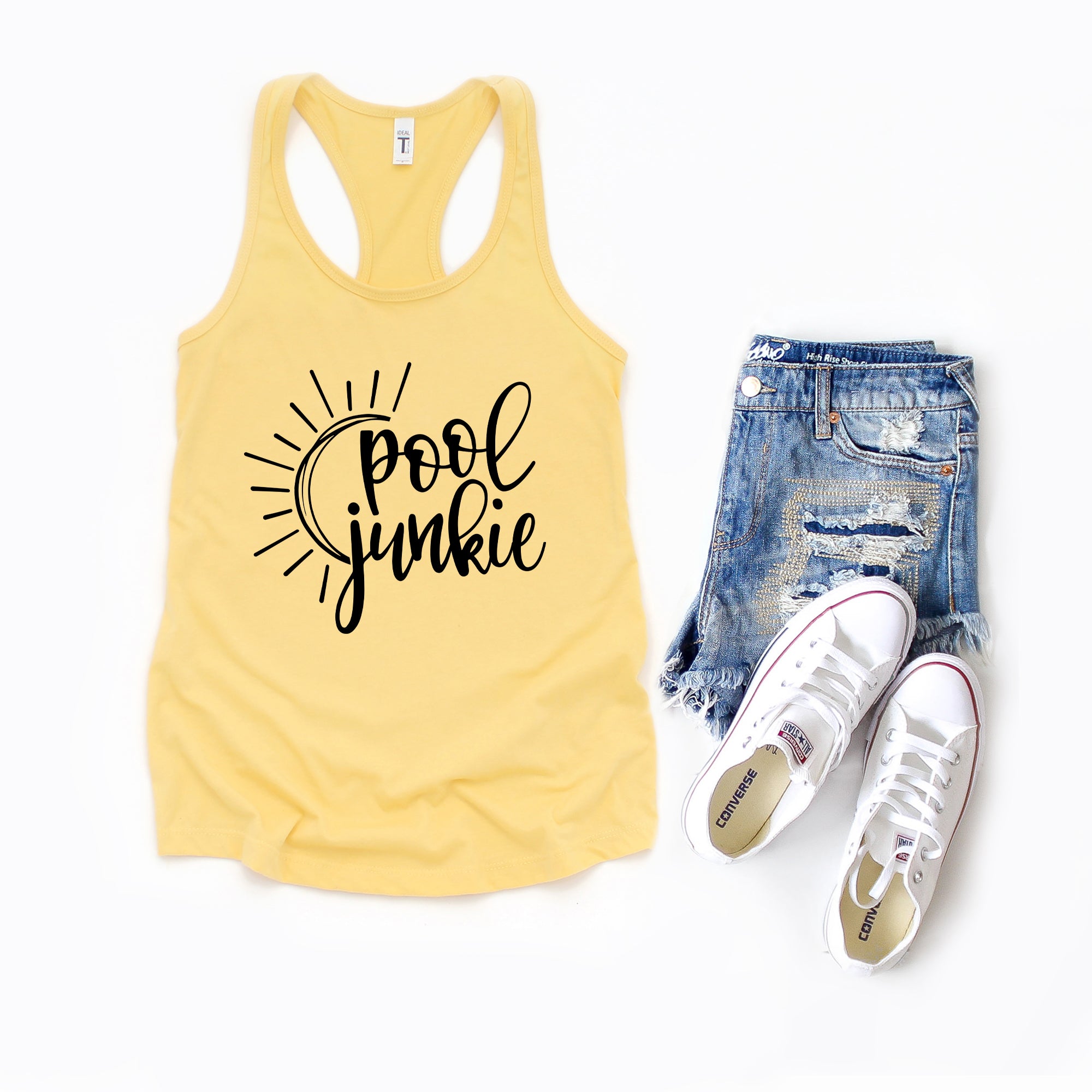 Pool Junkie | Racerback Tank