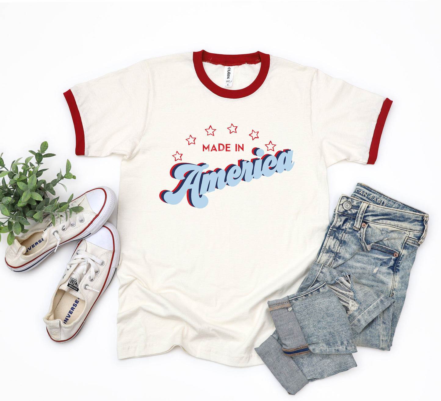 Made In America Retro | Ringer Tee