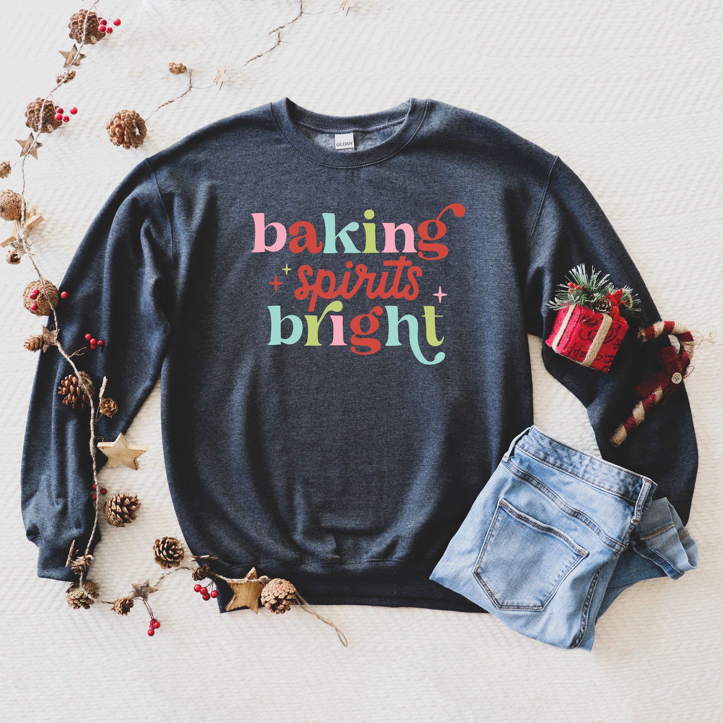 Baking Spirits Bright Colorful | Sweatshirt