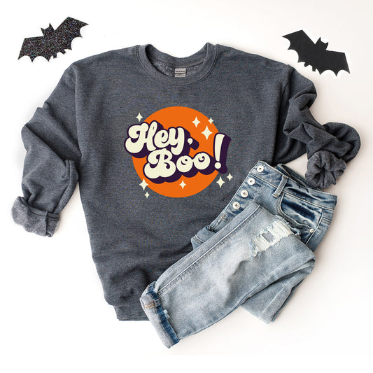 Retro Hey Boo | Sweatshirt