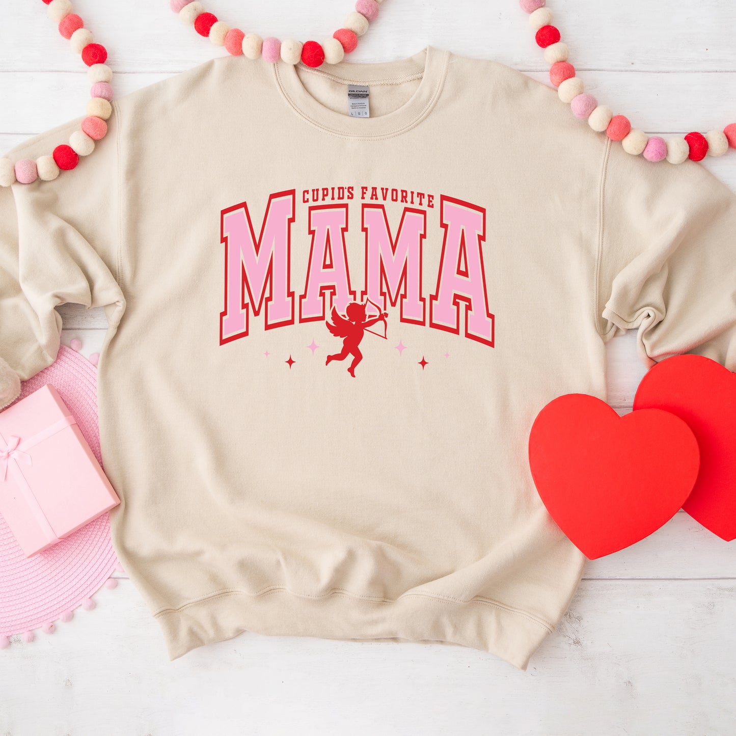 Cupid's Favorite Mama | Sweatshirt