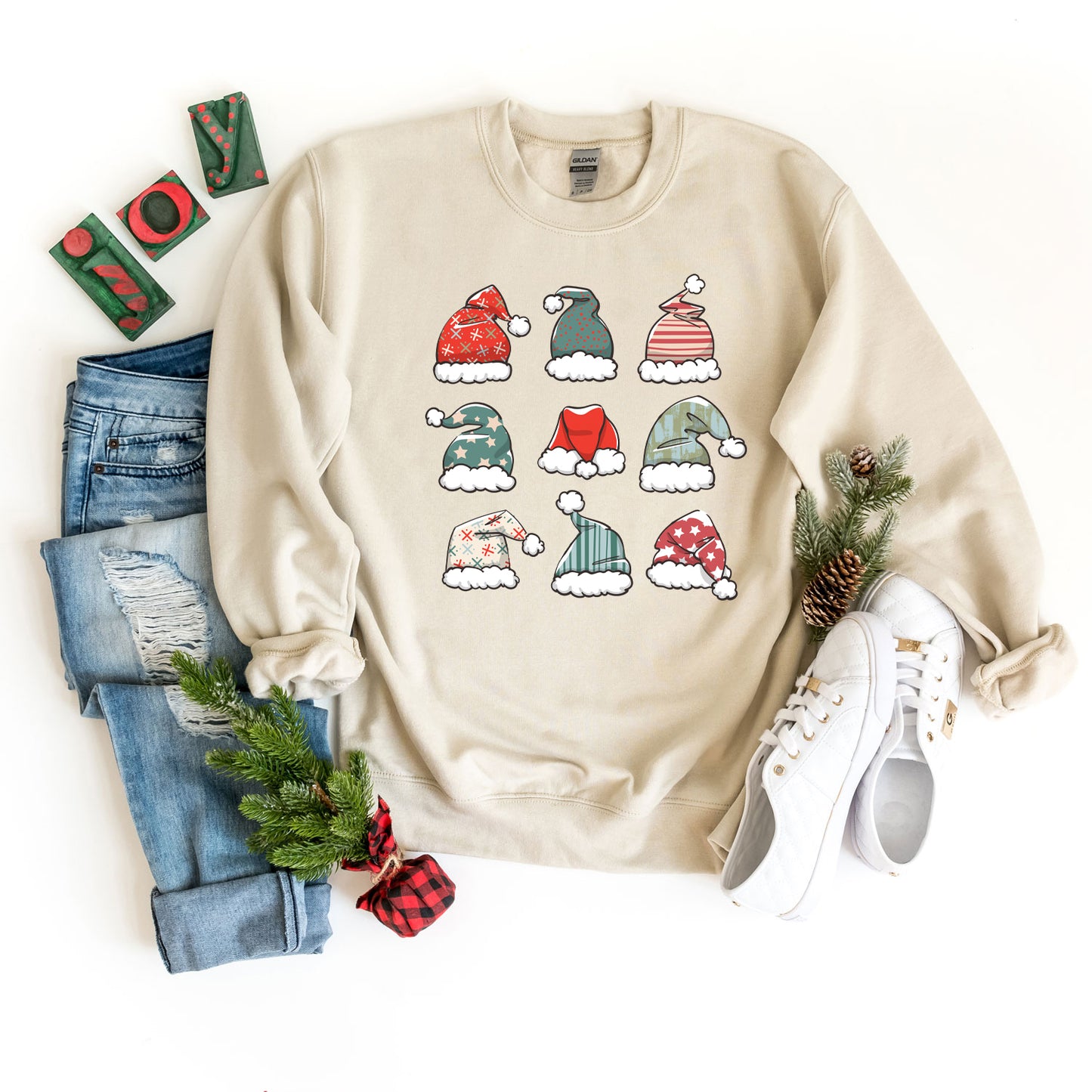 Santa Hat Chart | Sweatshirt