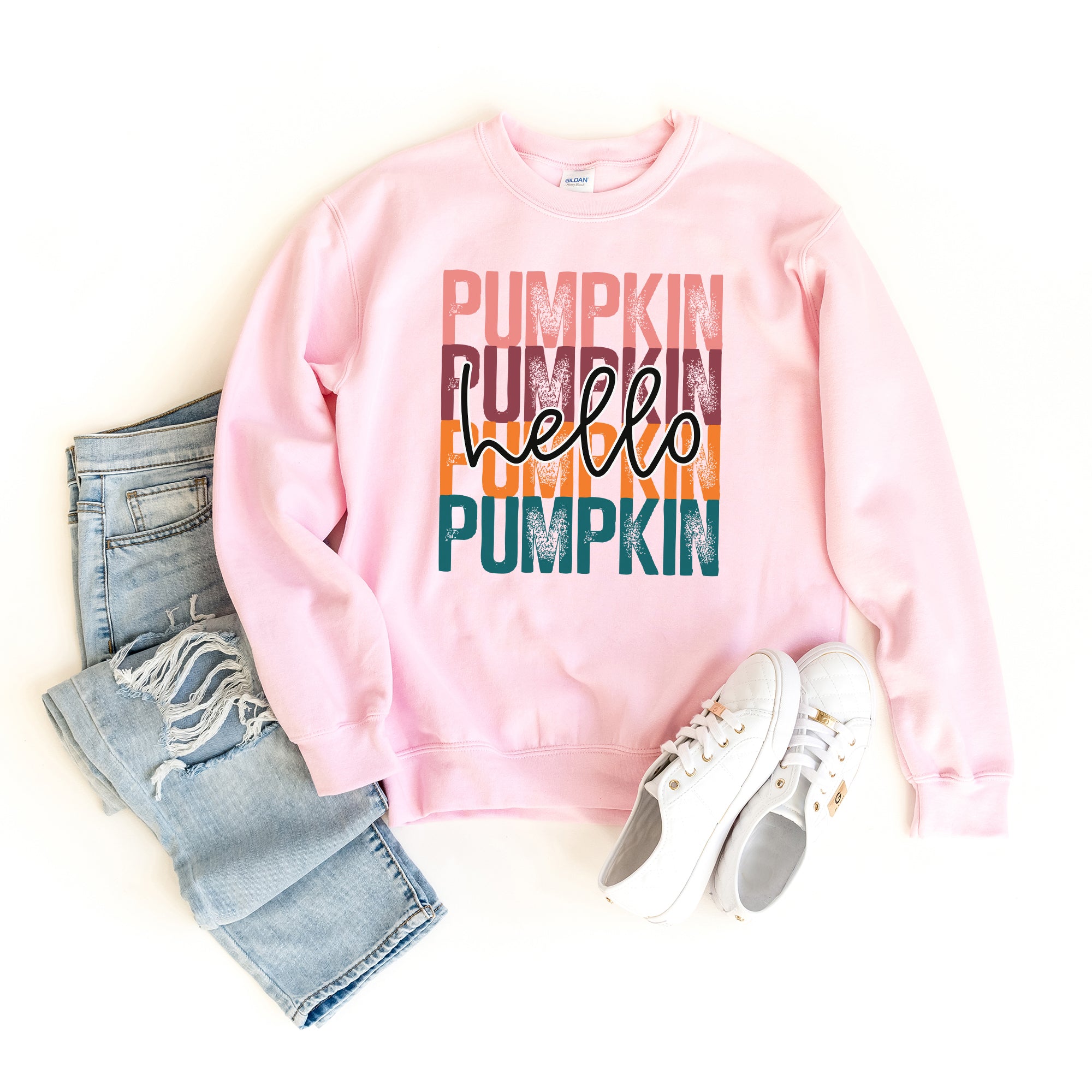 Hello Pumpkin Stacked | Sweatshirt
