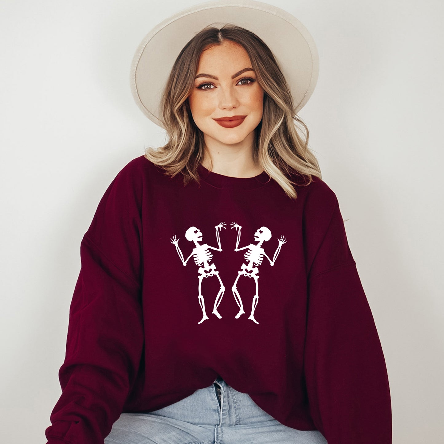 Two Dancing Skeletons | Sweatshirt