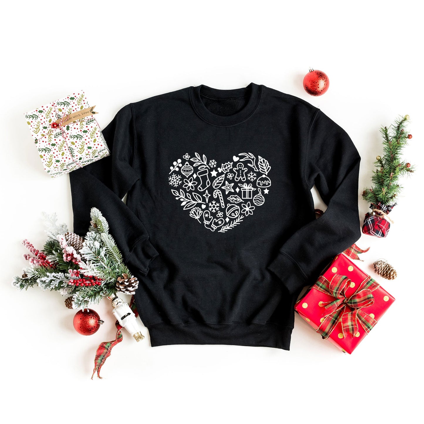 Clearance Christmas Heart | Sweatshirt