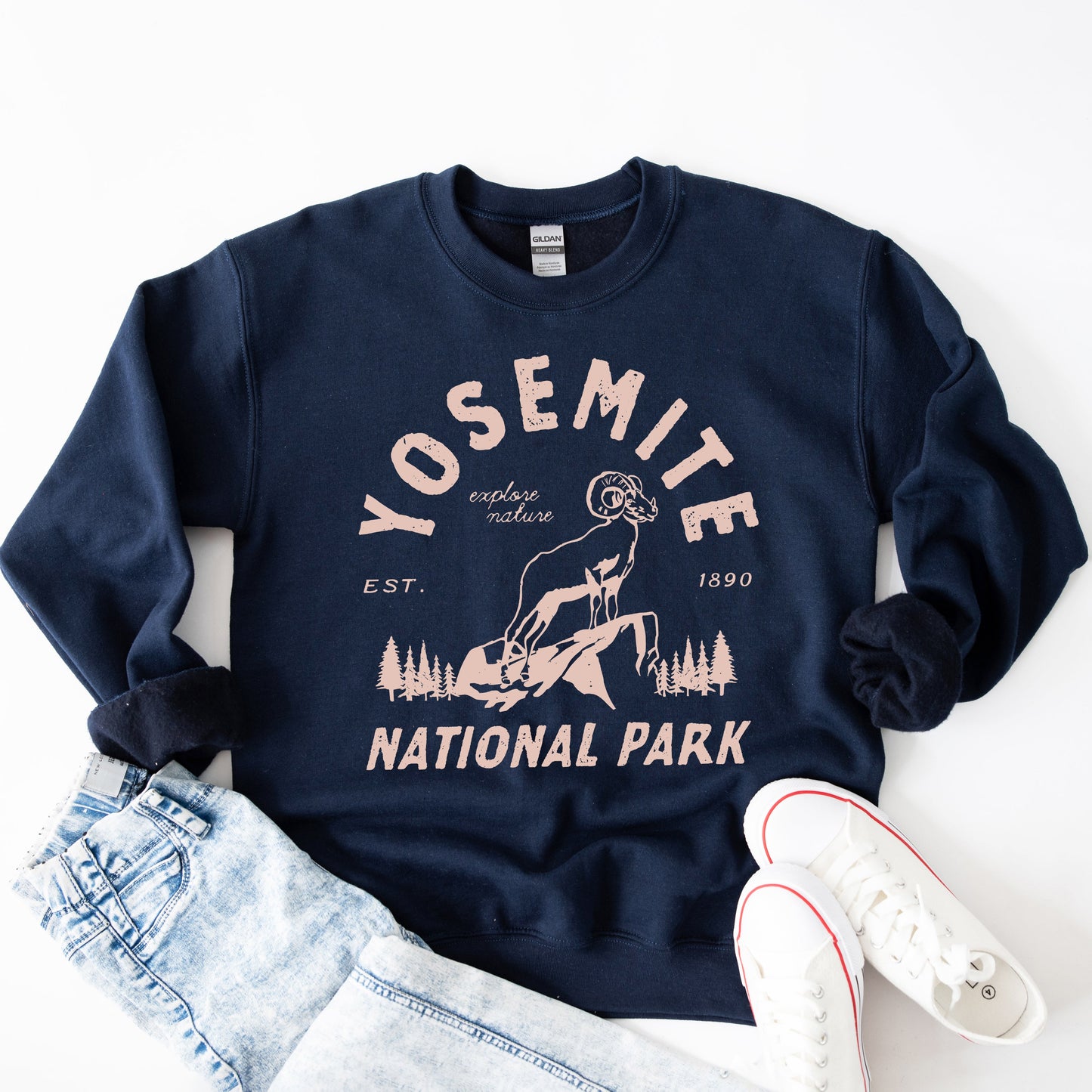 Clearance Vintage Yosemite National Park | Sweatshirt