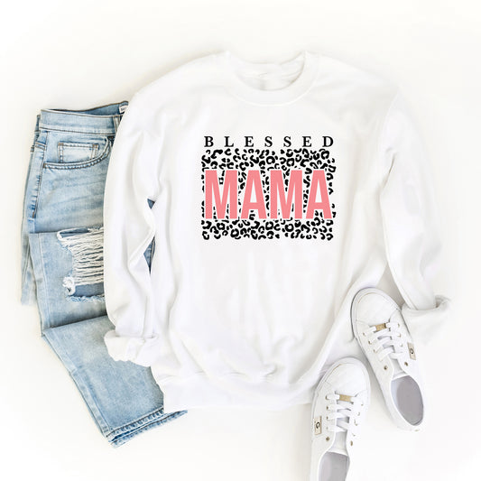 Blessed Mama Leopard | Sweatshirt