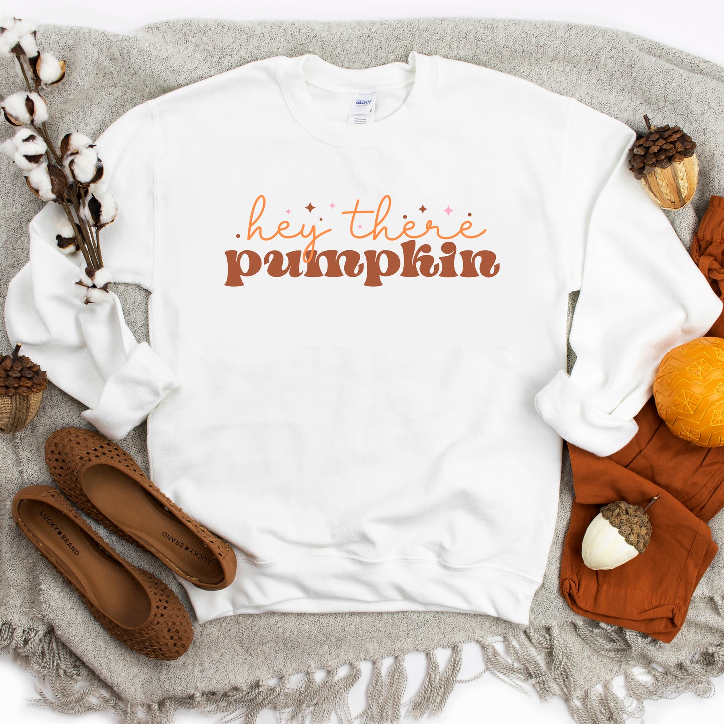 Hey There Pumpkin Stars | Sweatshirt
