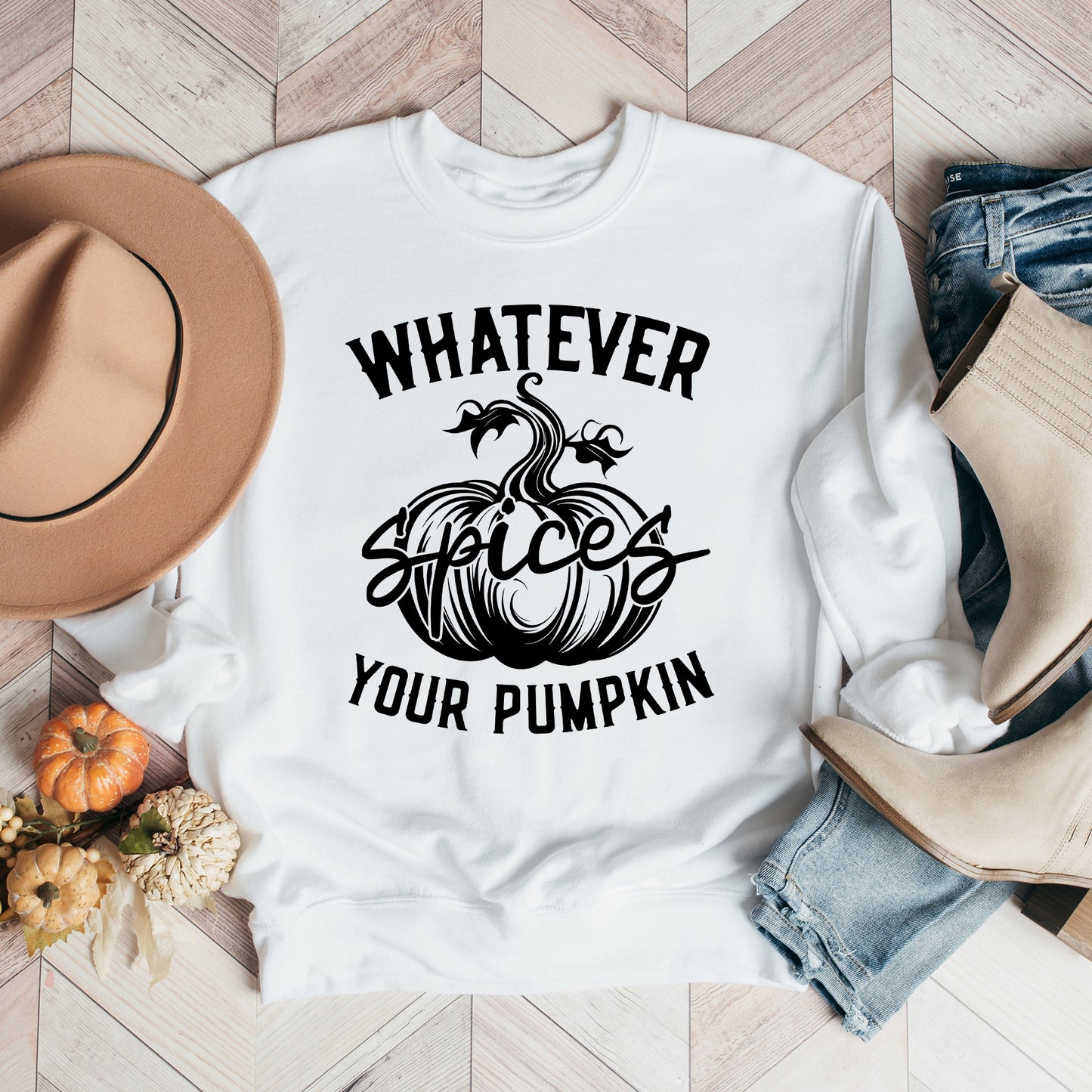 Retro Whatever Spices Your Pumpkin | Sweatshirt