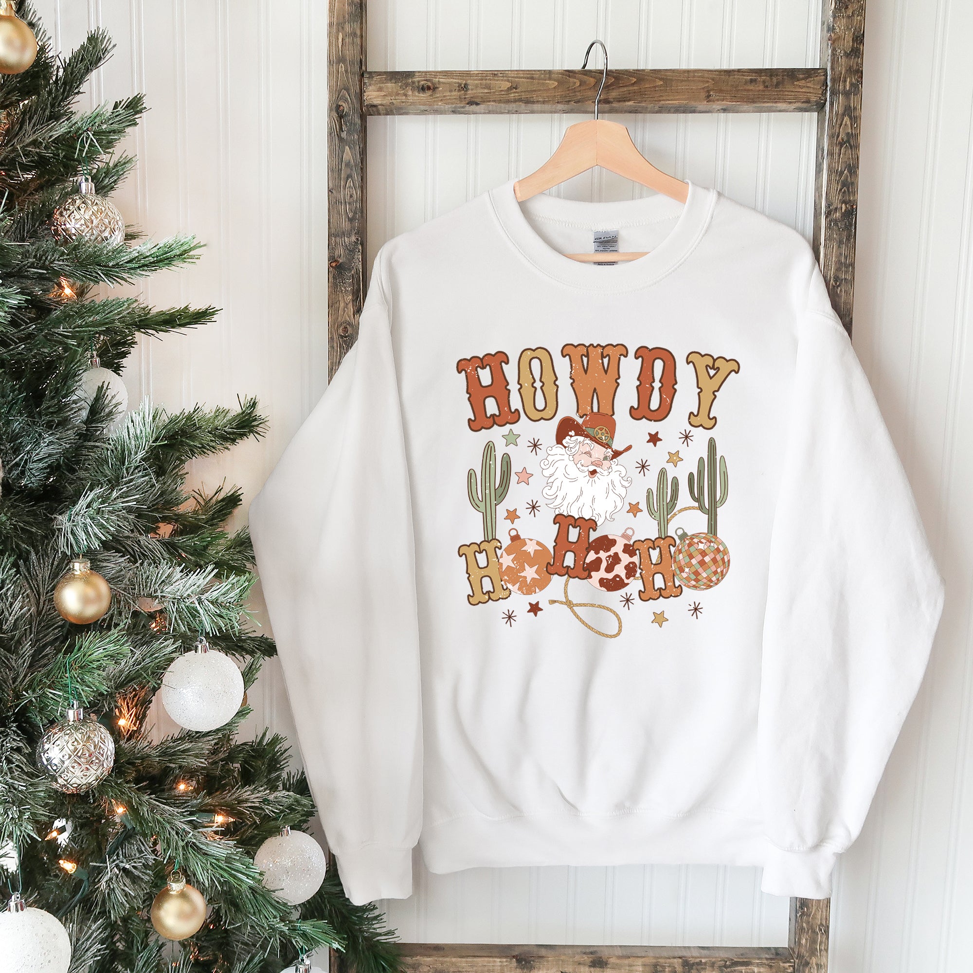 Western Santa Ho Ho Ho | Sweatshirt