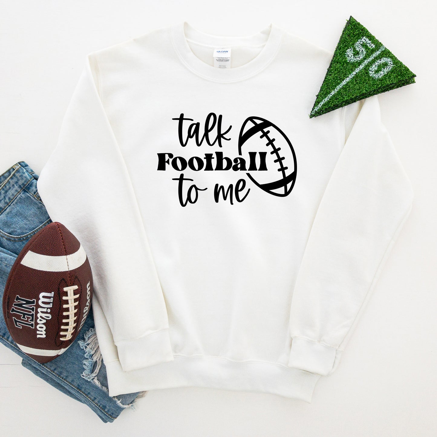 Talk Football To Me Ball | Sweatshirt
