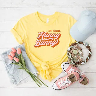 Be Cool Hunny Bunny | Short Sleeve Graphic Tee