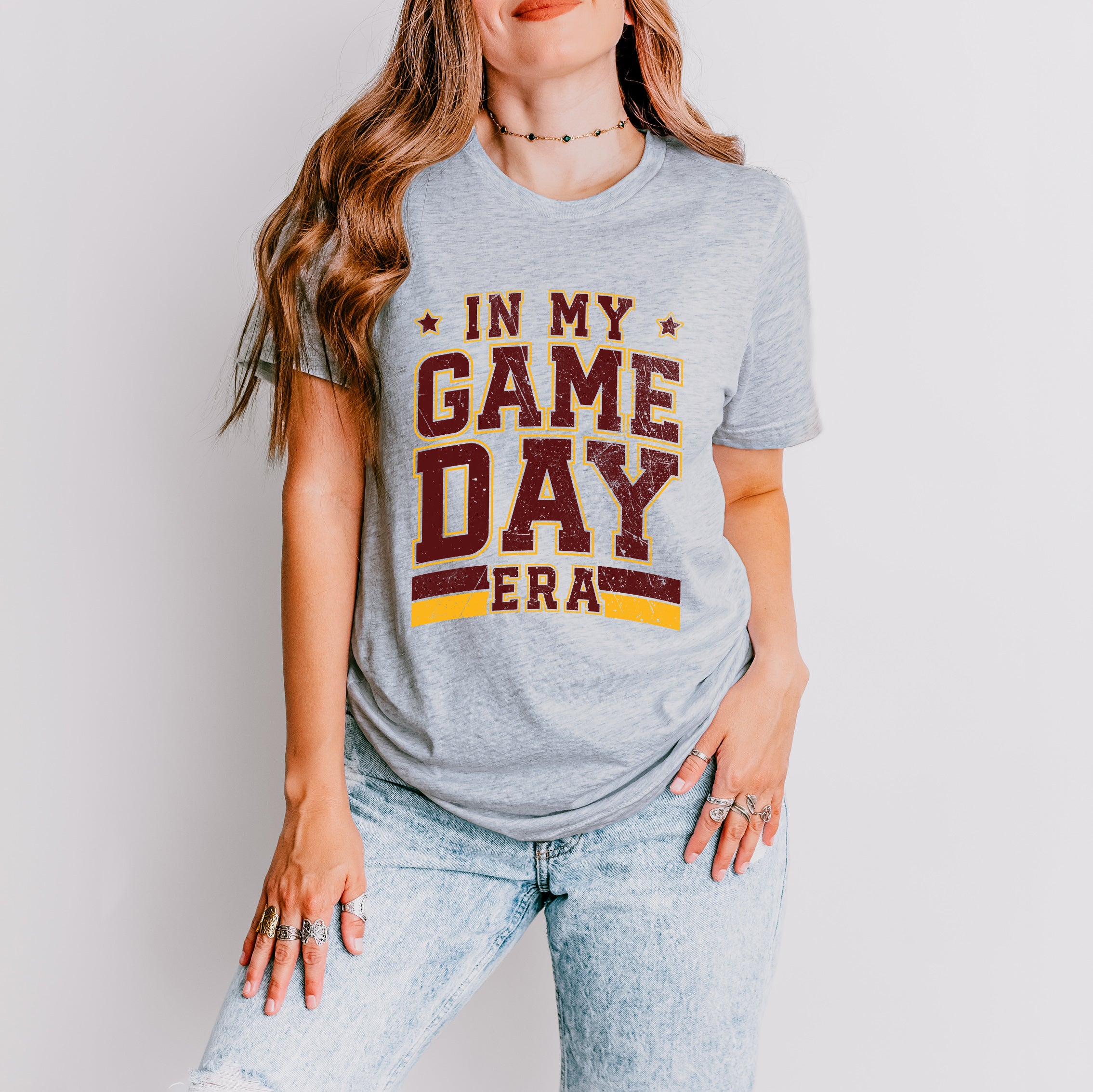 In My Game Day Era - Maroon | Short Sleeve Graphic Tee