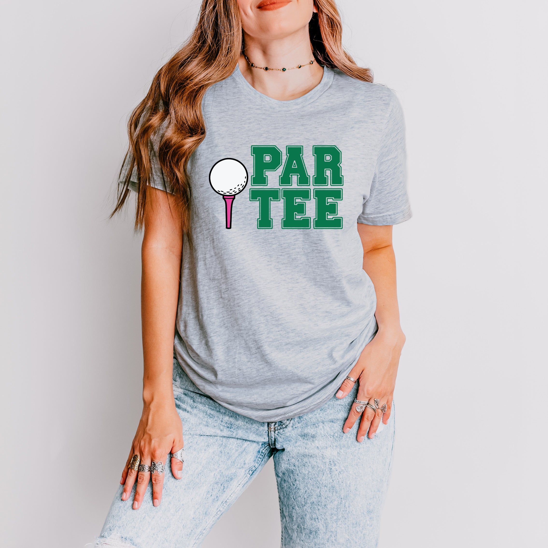 Golf Par Tee Varsity | Short Sleeve Crew Neck