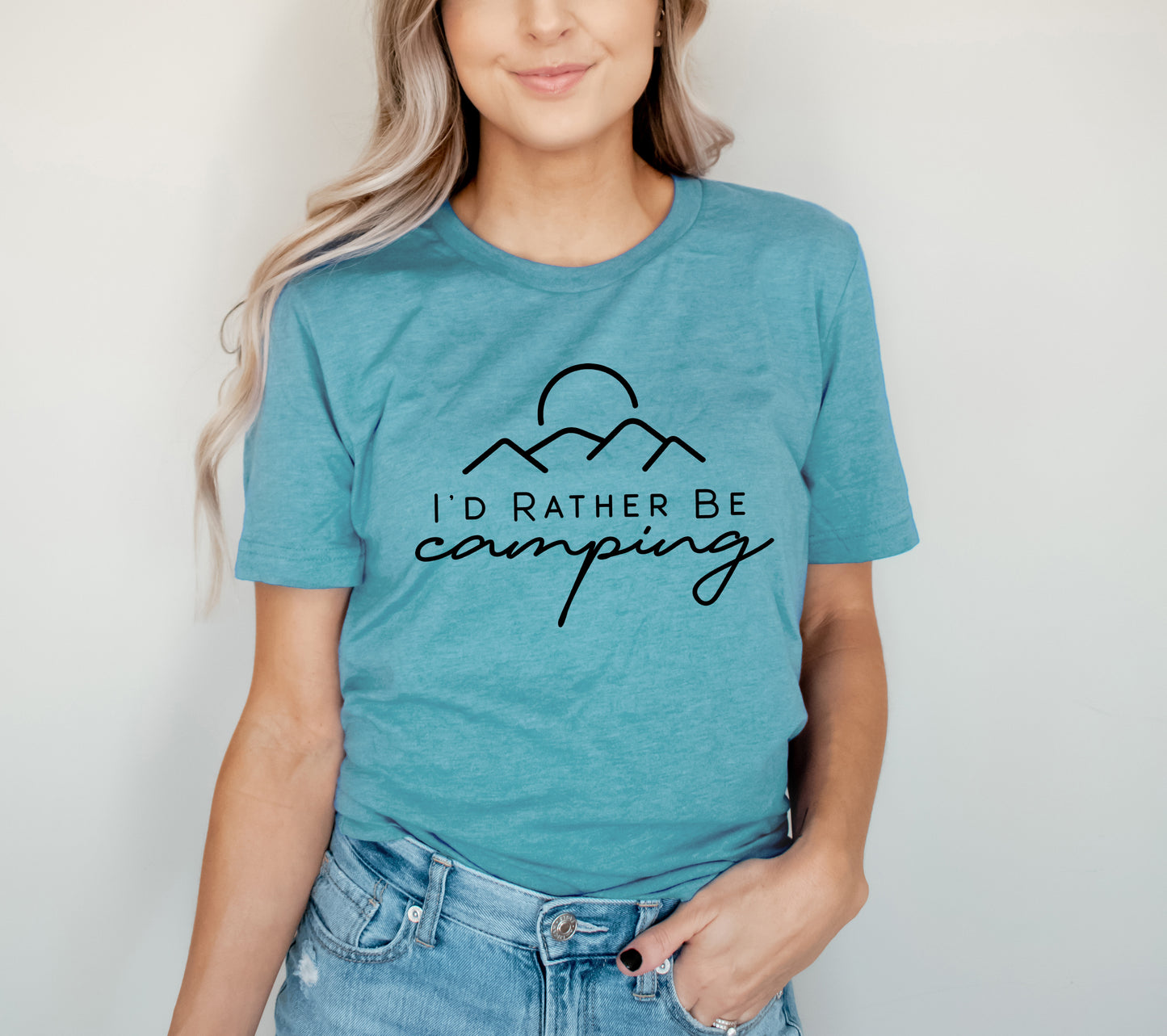 I'd Rather Be Camping | Short Sleeve Graphic Tee
