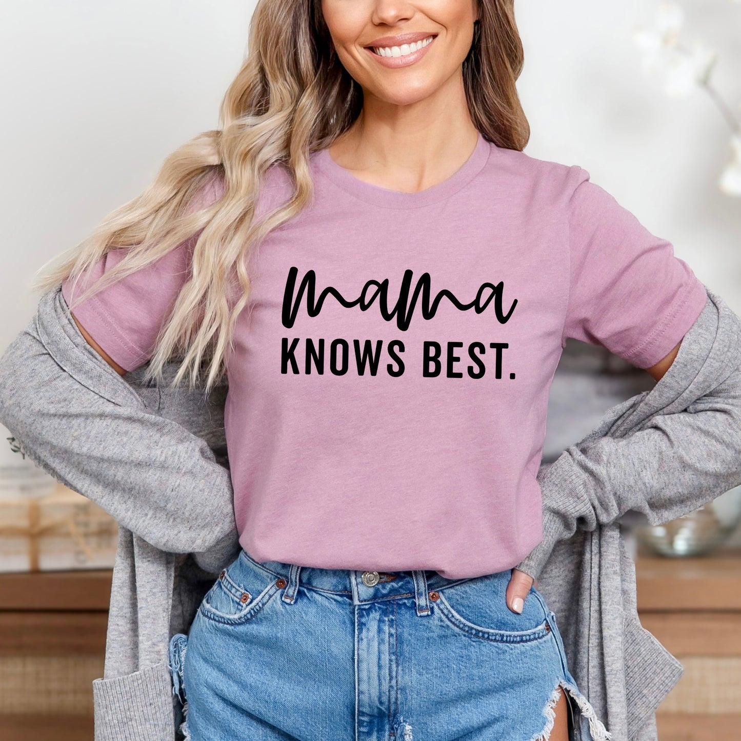 Mama Knows Best | Short Sleeve Crew Neck