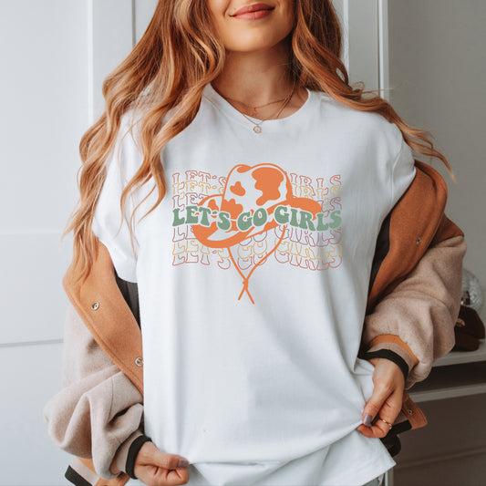 Let's Go Girls Hat | Short Sleeve Graphic Tee