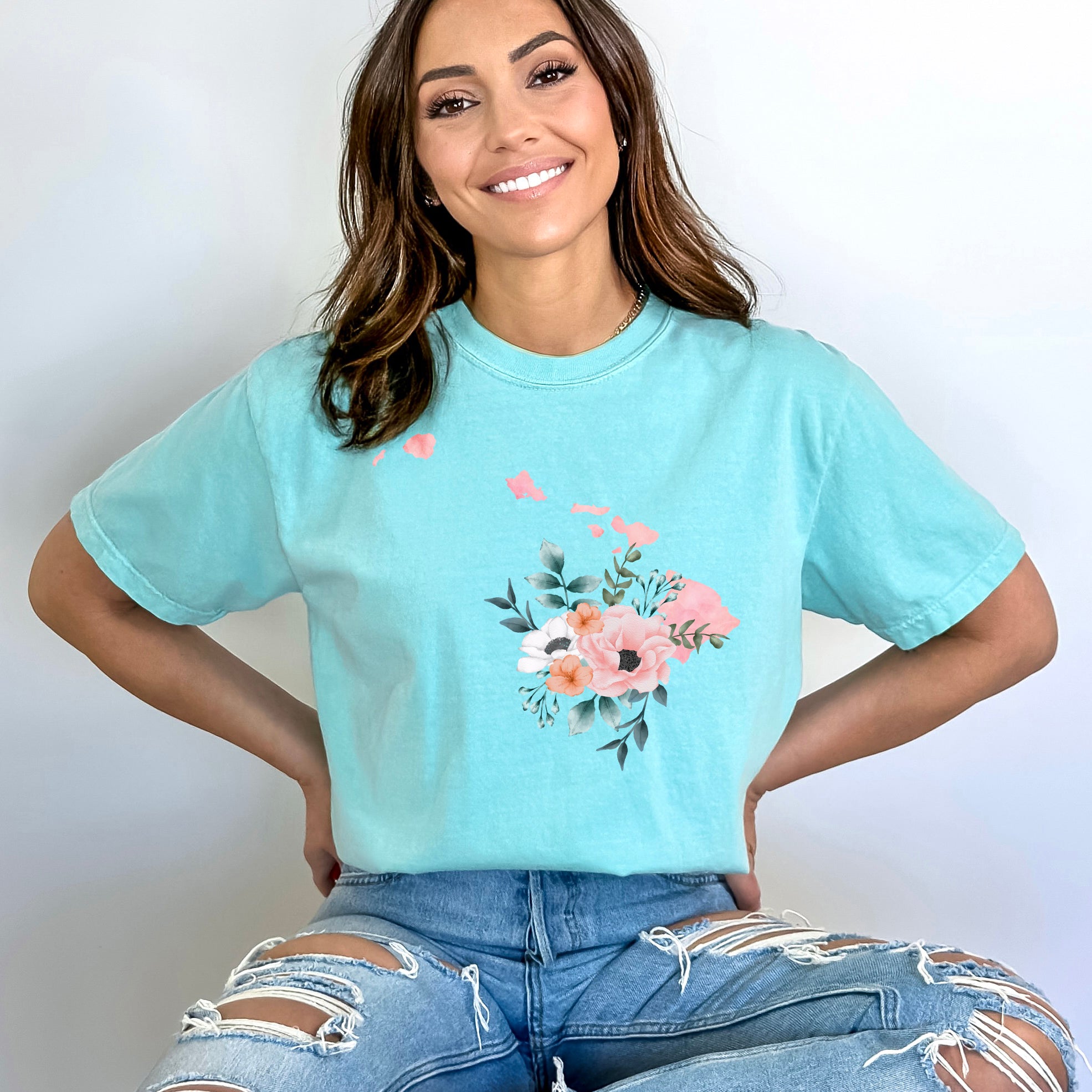 Hawaii Watercolor | Garment Dyed Short Sleeve Tee