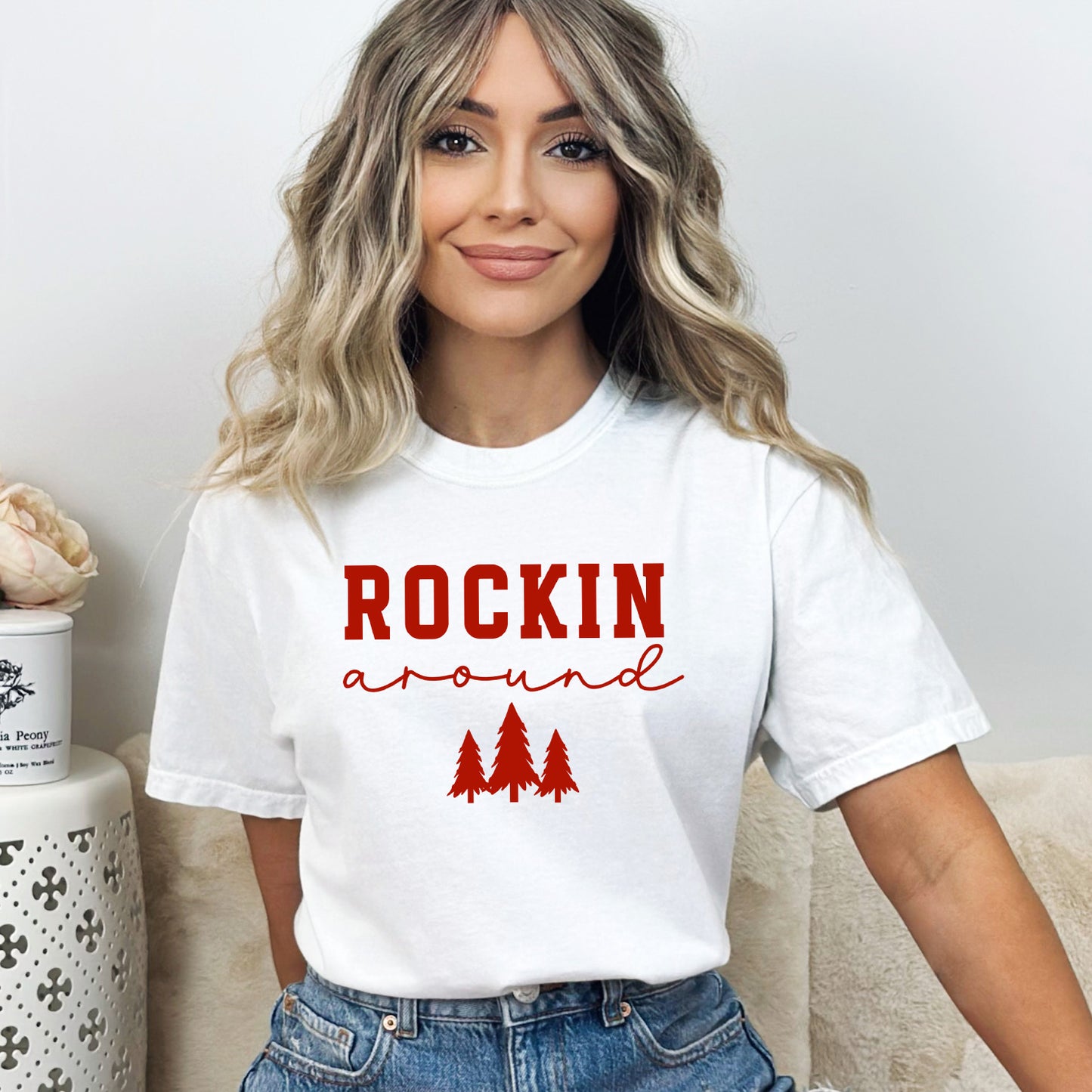 Rockin' Christmas Tree | Garment Dyed Tee
