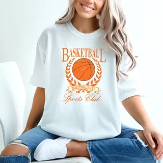 Basketball Sports Club | Garment Dyed Short Sleeve Tee