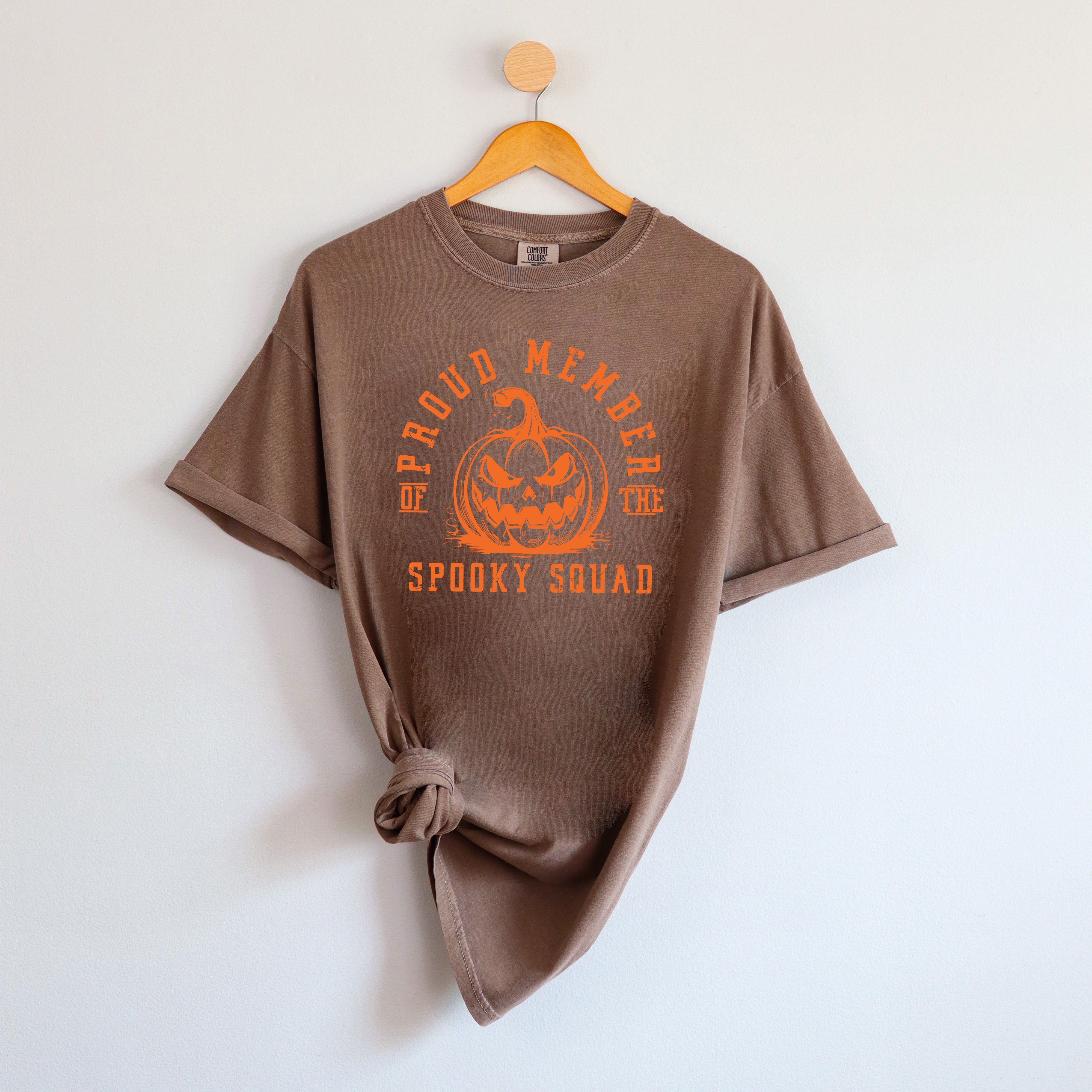 Proud Member Spooky Squad | Garment Dyed Short Sleeve Tee