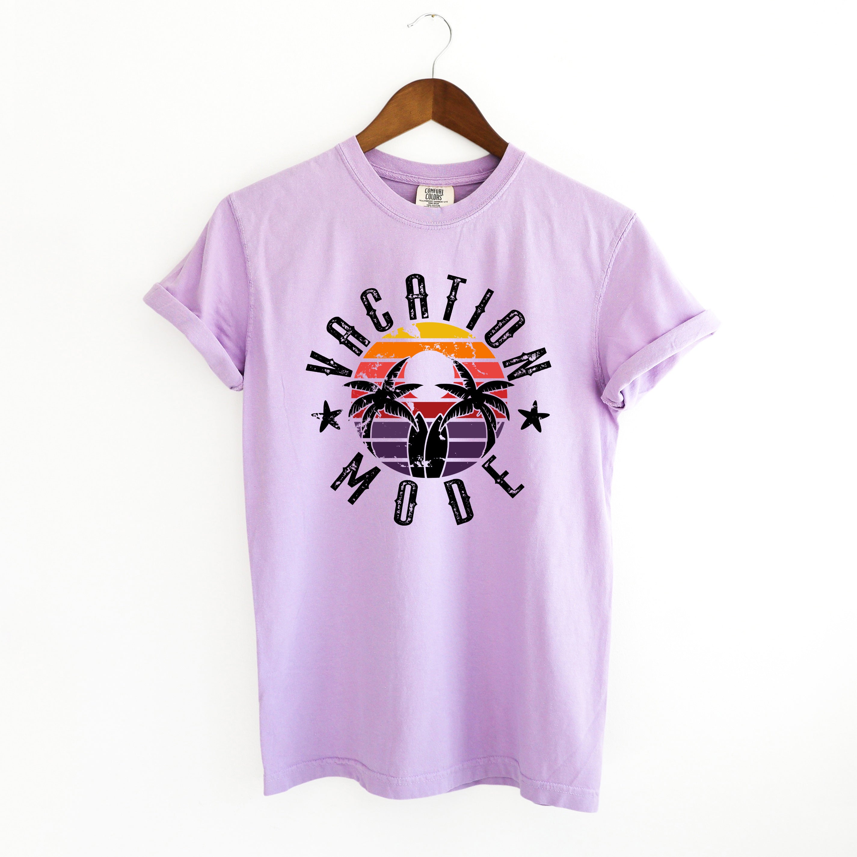 Vacation Mode Circle | Garment Dyed Short Sleeve Tee
