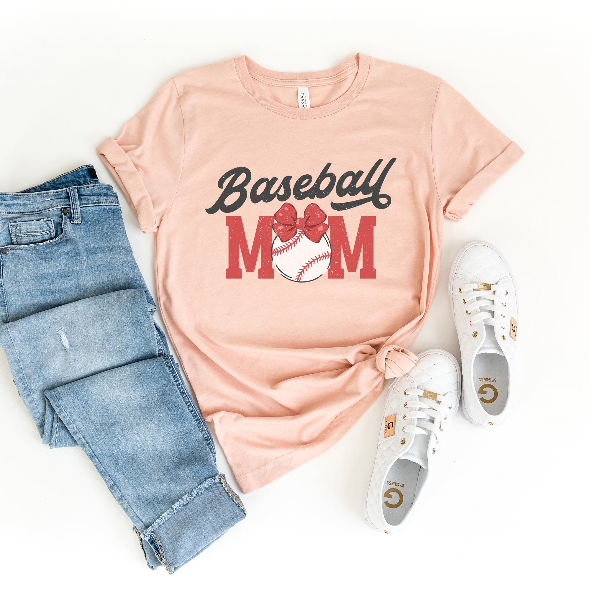 Coquette Baseball Mom | Short Sleeve Graphic Tee