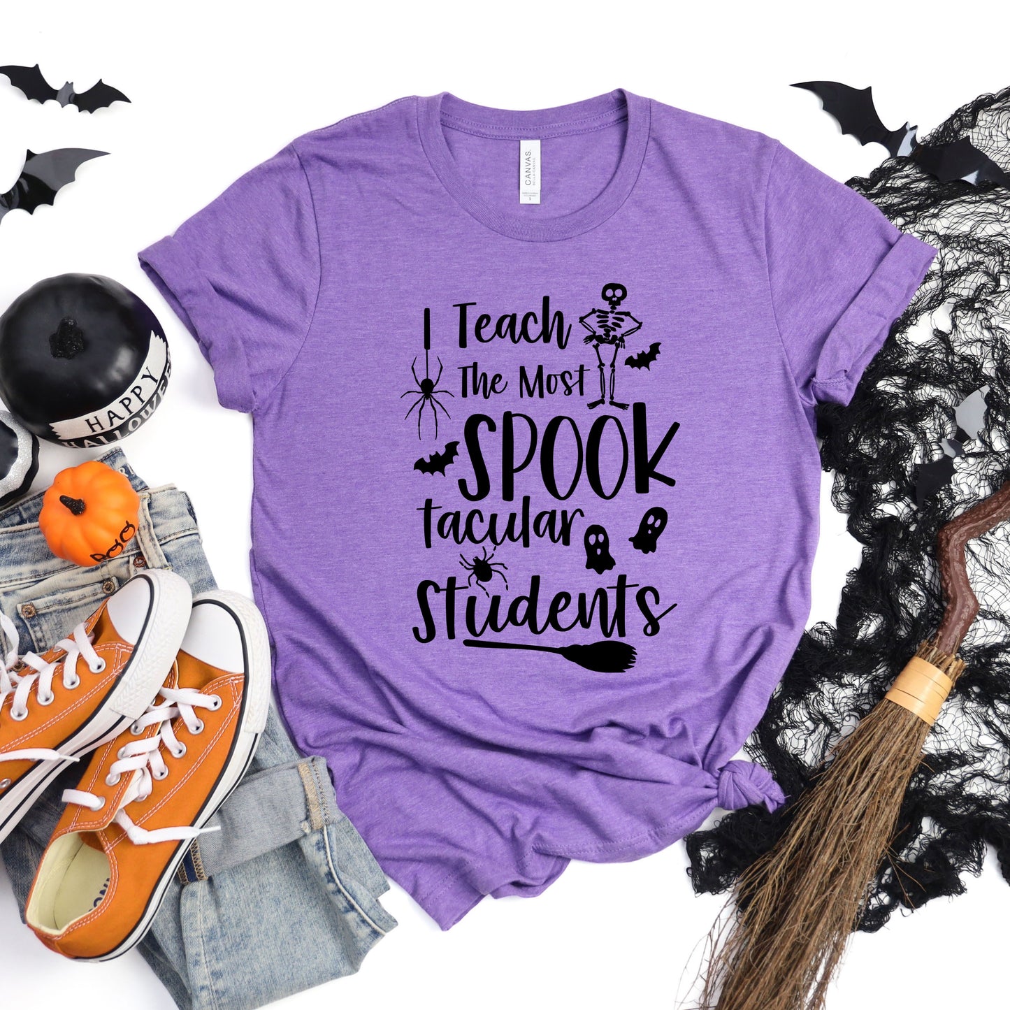 I Teach the Most Spooktacular Students | Short Sleeve Graphic Tee