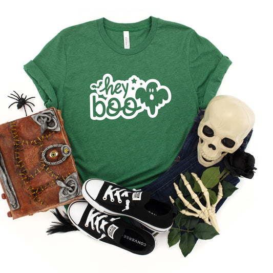 Hey Boo Ghost | Short Sleeve Crew Neck