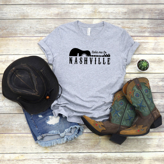 Clearance Take Me To Nashville | Short Sleeve Graphic Tee