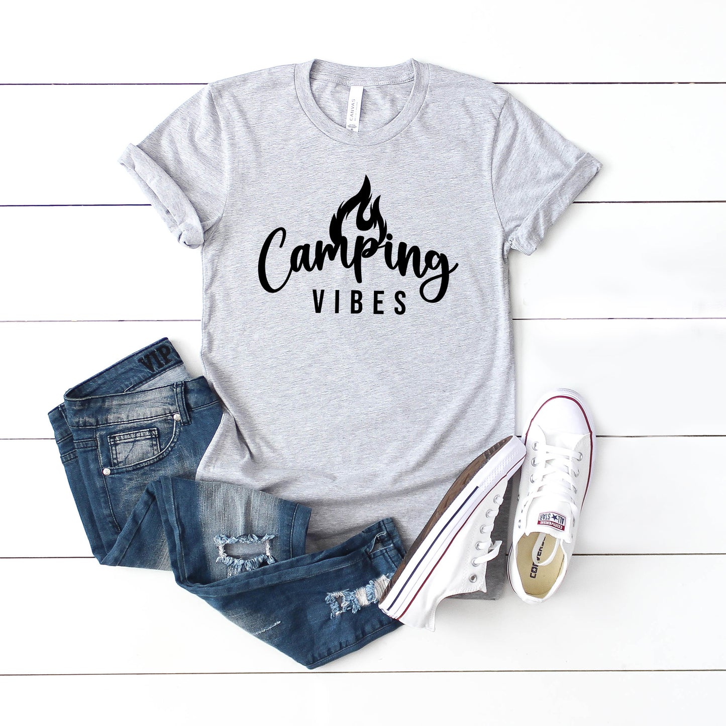 Camping Vibes | Short Sleeve Graphic Tee
