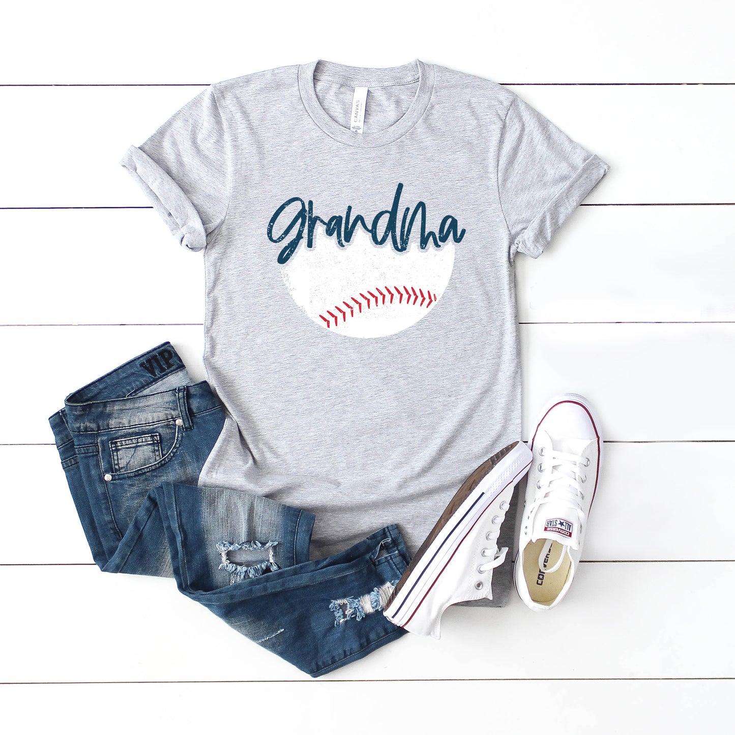 Grandma Baseball | Short Sleeve Graphic Tee