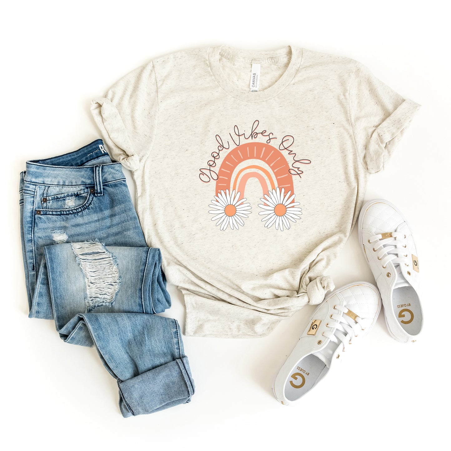 Boho Good Vibes Only | Short Sleeve Graphic Tee