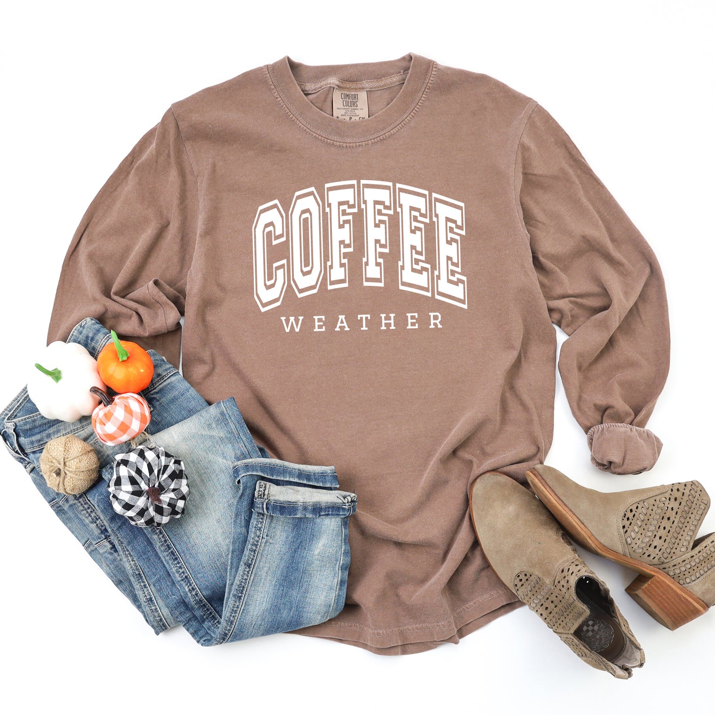 Coffee Weather | Garment Dyed Long Sleeve