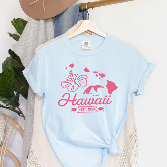 Hawaii Vintage | Garment Dyed Short Sleeve Tee