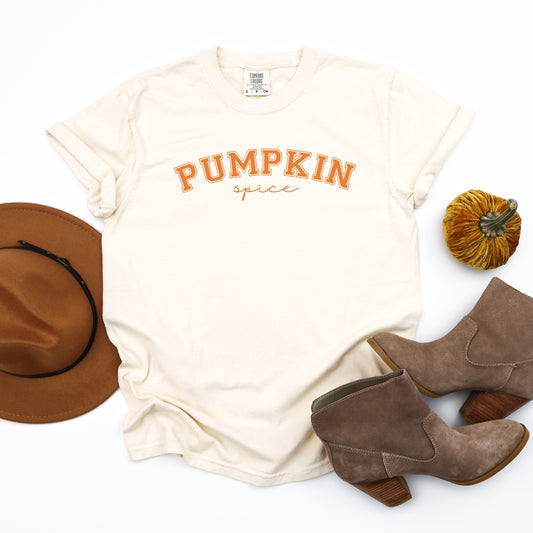 Curved Pumpkin Spice | Garment Dyed Tee